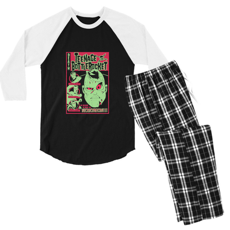 Bottle Rocket Necro Comicon Men's 3/4 Sleeve Pajama Set by marygerdes | Artistshot