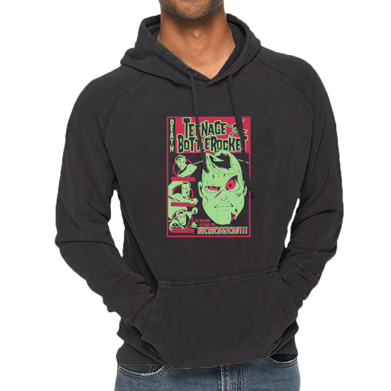 Bottle Rocket Necro Comicon Vintage Hoodie by marygerdes | Artistshot