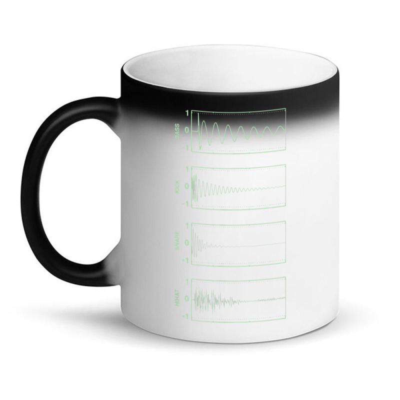 Bass Kick Snare Hihat Audiowave Producer Daw Synthesizer Magic Mug | Artistshot