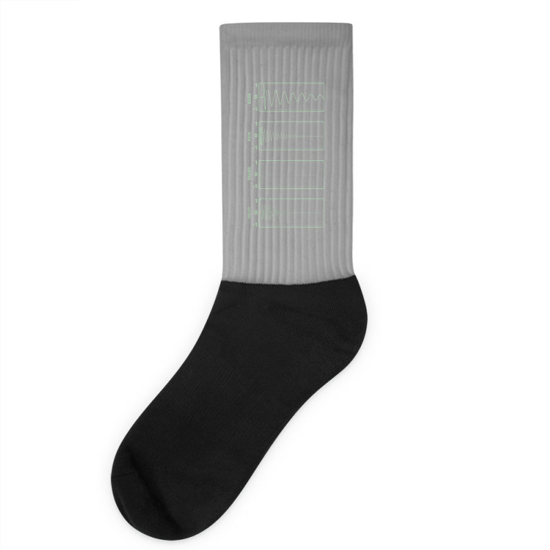 Bass Kick Snare Hihat Audiowave Producer Daw Synthesizer Socks | Artistshot