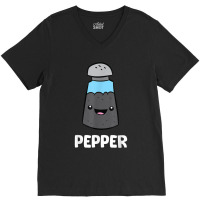 Pepper Costume Matching Pepper And Salt Couple Tshirt V-neck Tee | Artistshot