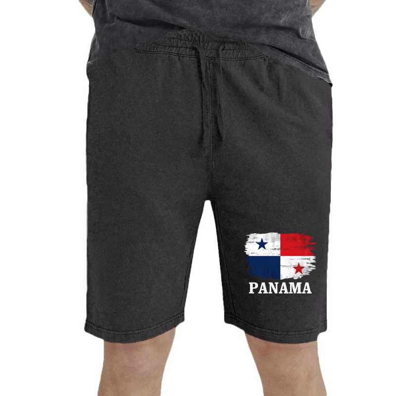 Vintage Panama Flag For Panamanian Gift Long Sleeve T Shirt Vintage Short by cm-arts | Artistshot