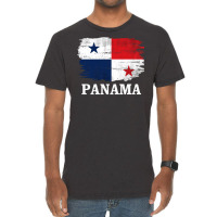 Vintage Panama Flag For Panamanian Gift Long Sleeve T Shirt Vintage T-shirt | Artistshot