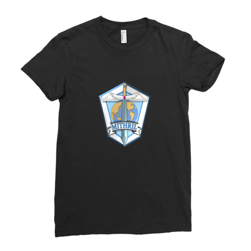 Mithril Emblem 3d Ladies Fitted T-Shirt by GregoryBlaylock | Artistshot