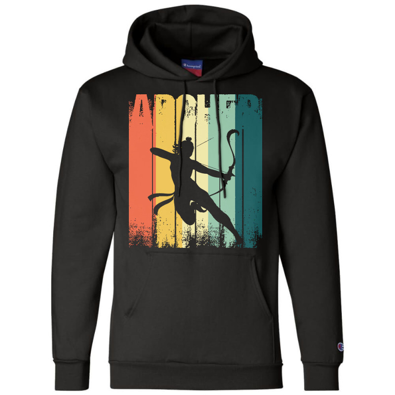 Archery Bowman Archers Arrows Bows Target Shooting Gift Vintage Archer Champion Hoodie | Artistshot