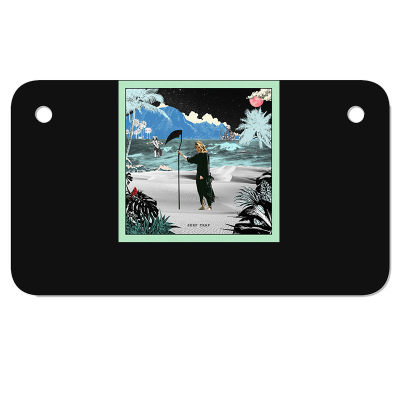 Felly - Surf Trap Classic Motorcycle License Plate | Artistshot