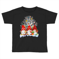 Three Gnomes Merry Christmas Tree Lights Matching Family Long Sleeve T Toddler T-shirt | Artistshot