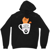 Orange Cat Coffee Funny Orange Cat Coffee Mug Cat Lover Gifts Unisex Hoodie | Artistshot