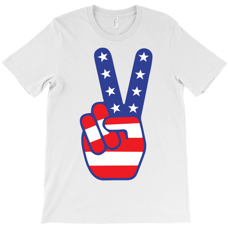 Peace Sign Hand T-shirt | Artistshot