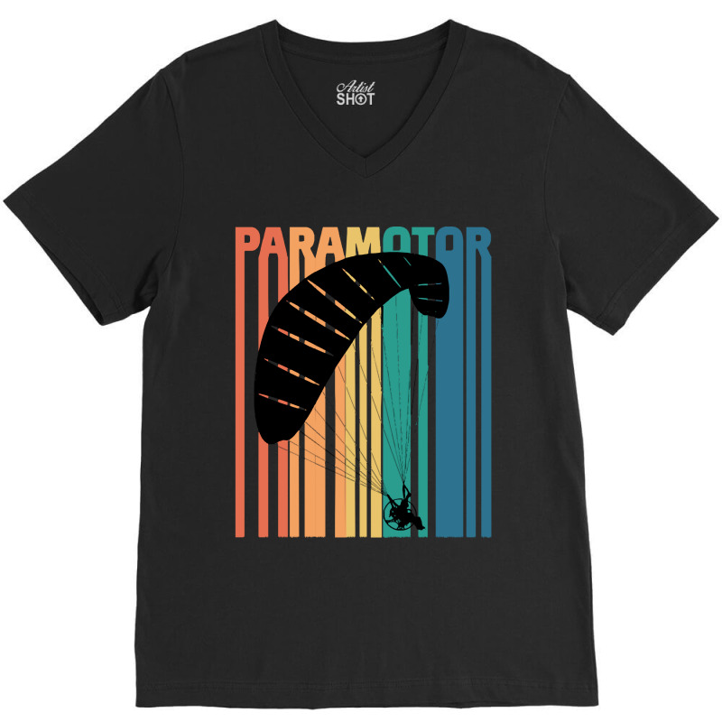 Paramotoring Paramotoring - Paramotor V-neck Tee | Artistshot