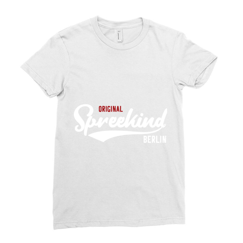 Spreekind Shirt Capital Berlin  Gift Ladies Fitted T-Shirt by cm-arts | Artistshot