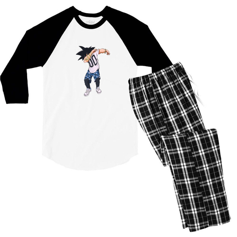 Goku Drip Bakwai Men's 3/4 Sleeve Pajama Set | Artistshot