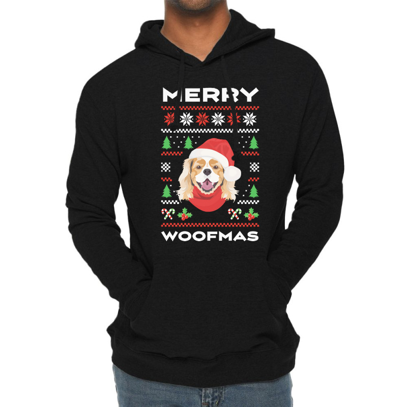 Cavalier King Charles Spaniel Cavalier King Charles Spaniel Christmas  Lightweight Hoodie | Artistshot