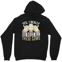 Cow Lover Farmer Farm Animal Farming Funny Cow Unisex Hoodie | Artistshot