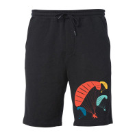 Paramotoring Paramotoring - Paramotorists Colorful Fleece Short | Artistshot