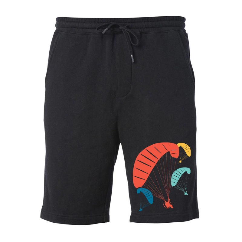 Paramotoring Paramotoring - Paramotorists Colorful Fleece Short | Artistshot