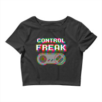 Control Freak Retro Tie Dye Snes Crop Top | Artistshot