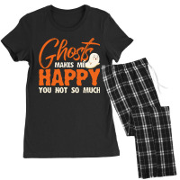 Paranormal Investigation Ghosts Makes Me Happy Ghost Hunter Paranormal Women's Pajamas Set | Artistshot