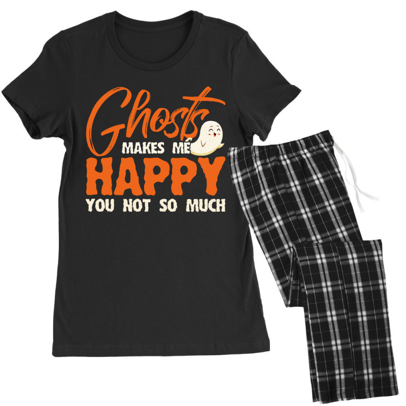 Paranormal Investigation Ghosts Makes Me Happy Ghost Hunter Paranormal Women's Pajamas Set by hornetbadger | Artistshot