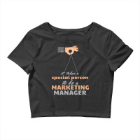 Marketing Manager Crop Top | Artistshot