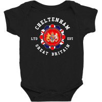 Cheltenham Great Britain British Pride Vintage Baby Bodysuit | Artistshot