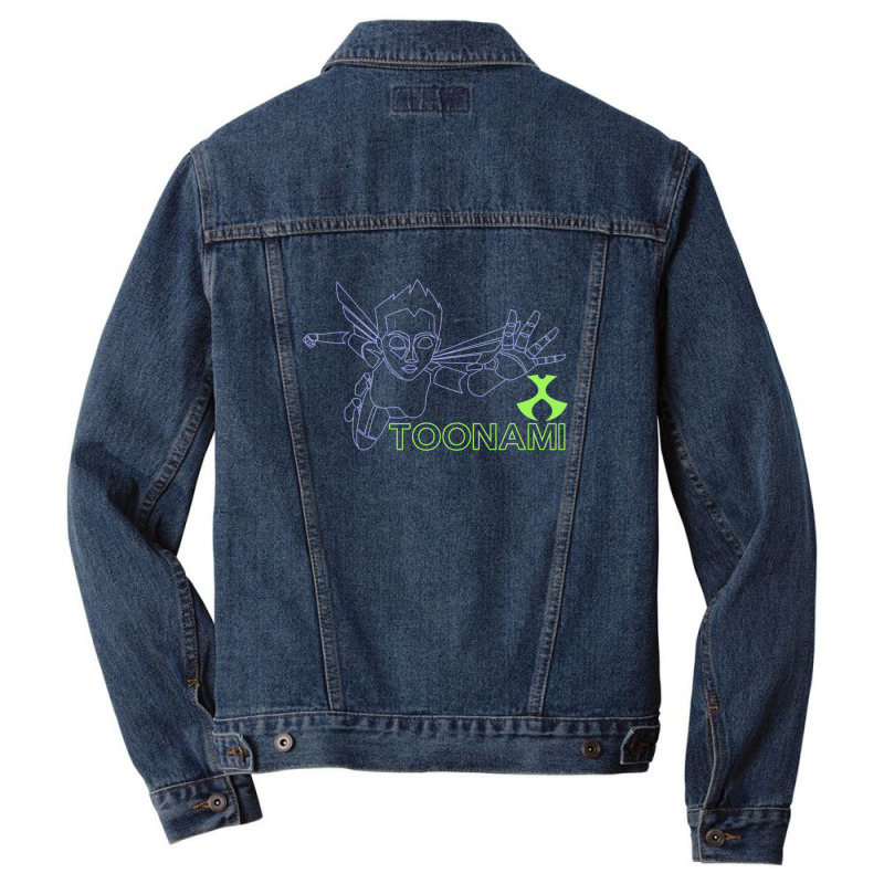 Toonami Sara 4.0 For Friend Men Denim Jacket by PierceKnight | Artistshot