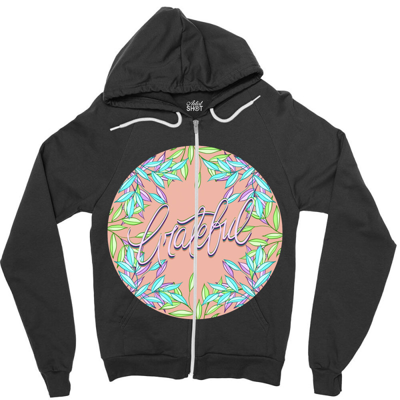 Grateful-7oivn Zipper Hoodie | Artistshot