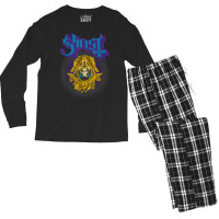 Ghost   Swear Right Now T Shirt Men's Long Sleeve Pajama Set | Artistshot