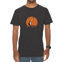 Retro Electric Guitar Dripping Vintage T-shirt | Artistshot