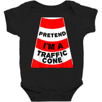 Pretend I‘m A Traffic Cone Costume Baby Bodysuit | Artistshot