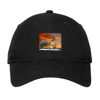 Clipper Ship Under Attack Adjustable Cap | Artistshot