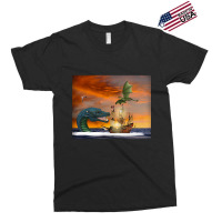 Clipper Ship Under Attack Exclusive T-shirt | Artistshot