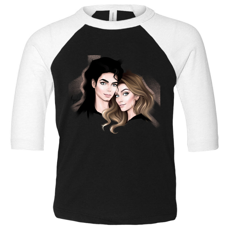 Michael Jackson And Paris Toddler 3/4 Sleeve Tee by Konlasa6638 | Artistshot