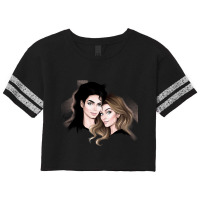 Michael Jackson And Paris Scorecard Crop Tee | Artistshot