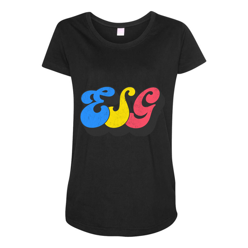 Esg ………… Original Fan Art Design Maternity Scoop Neck T-shirt by Hayward Michel | Artistshot