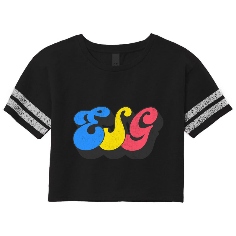 Esg ………… Original Fan Art Design Scorecard Crop Tee by Hayward Michel | Artistshot