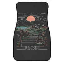 Utah Art  Salt Lake City Ut, Delicate Arch, Bryce, And Zion Front Car Mat | Artistshot