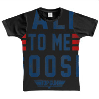 Womens Top Gun Talk To Me Goose Bold Text Stack V-neck Graphic Youth T-shirt | Artistshot