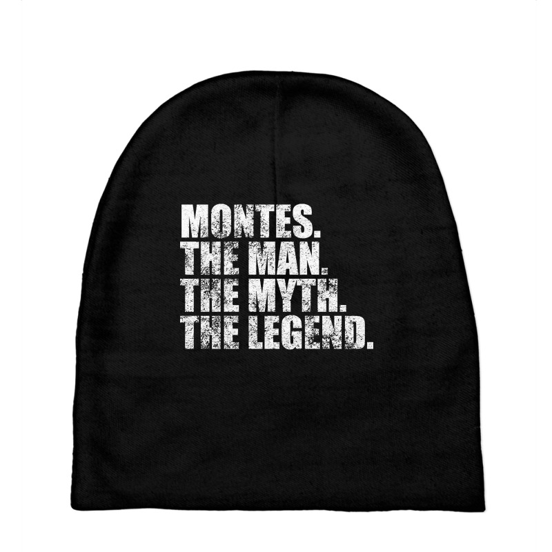 Montes Legend Montes Family Name Montes Last Name Montes Surname Monte Baby Beanies | Artistshot