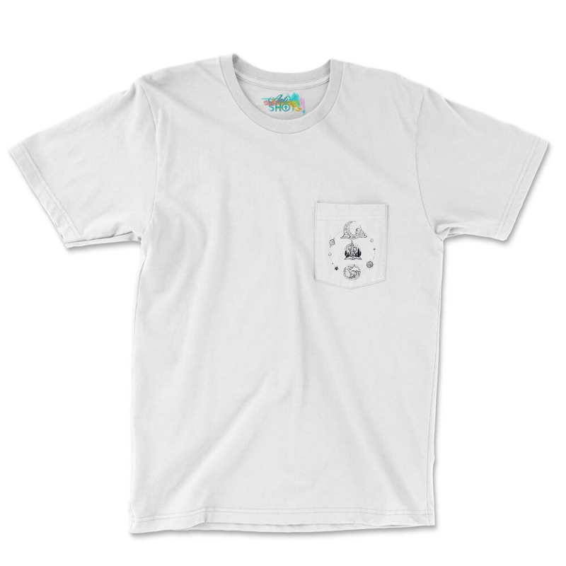 Storybook Galaxy Land Pocket T-Shirt by cm-arts | Artistshot