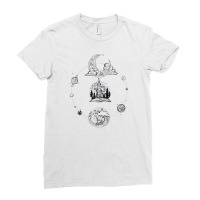 Storybook Galaxy Land Ladies Fitted T-shirt | Artistshot