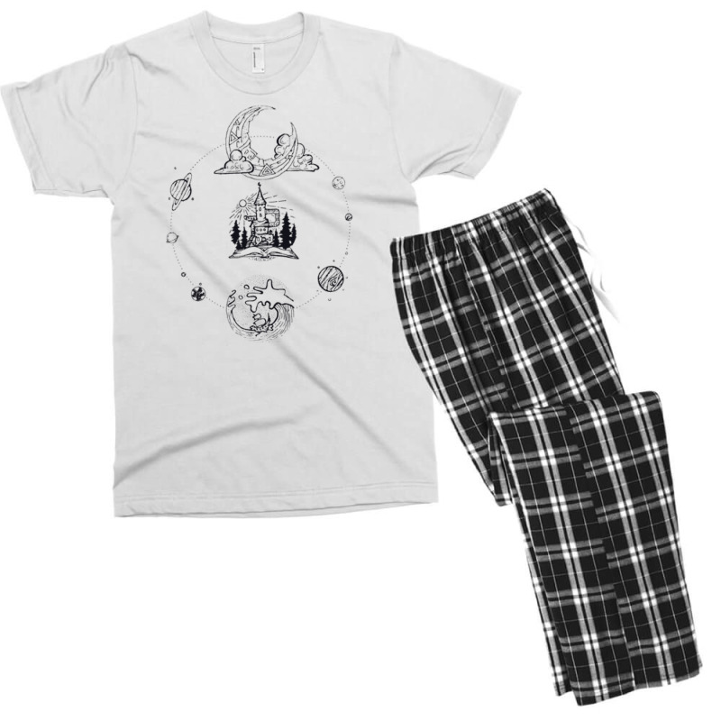 Storybook Galaxy Land Men's T-shirt Pajama Set by cm-arts | Artistshot