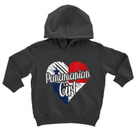 Womens Panama For Girl Panamanian Heart Flag For Women Panameña V Nec Toddler Hoodie | Artistshot