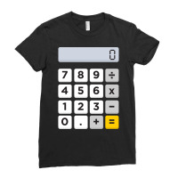 Calculator Halloween Costume Pretend I'm A Calculator Long Sleeve T Sh Ladies Fitted T-shirt | Artistshot