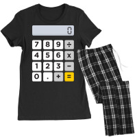 Calculator Halloween Costume Pretend I'm A Calculator Long Sleeve T Sh Women's Pajamas Set | Artistshot