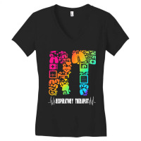 Respiratory Therapy Gifts T- Shirt Respiratory Therapy Respiratory The Women's V-neck T-shirt | Artistshot