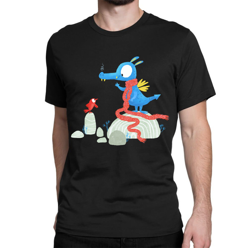 Dragon & Bird - Learn To Fly. Green Classic T-shirt by Kenlofu52 | Artistshot