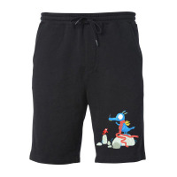 Dragon & Bird - Learn To Fly. Green Fleece Short | Artistshot