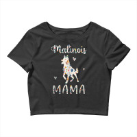 Malinois Mama Floral Dog Mom Love Tank Top Crop Top | Artistshot