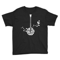 Banjo Instrument T  Shirt A Banjo Instrument With Beautiful Butterflie Youth Tee | Artistshot